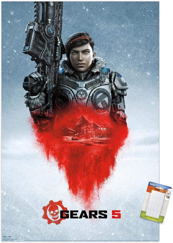 Gears 5 - Póster De Pared Kait Diaz, 22.375  X 34 , Pã...