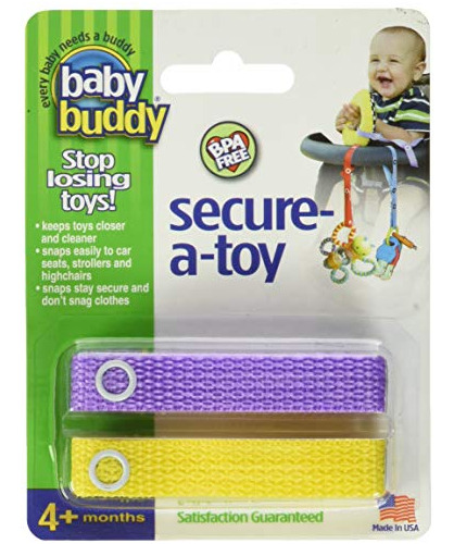 Baby Buddy Secure-a-toy: Correas Juguetes, Mordedor O Chupet