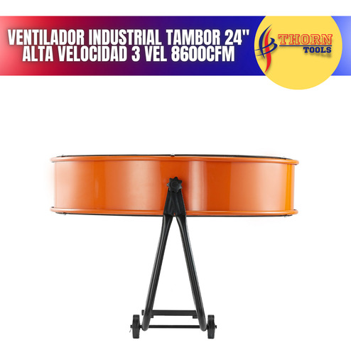 Ventilador Industrial Tambor 24 Alta Velocidad 3vel 8600cfm
