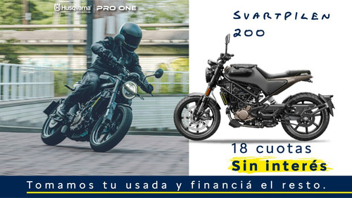 Husqvarna Svartpilen 200 - Entrega Inmediata Sin Vueltas!