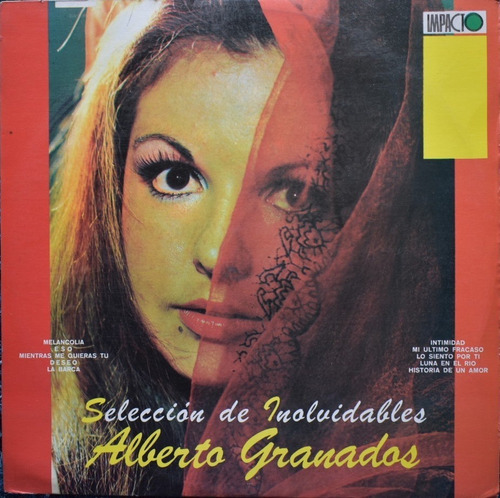 Alberto Granados  Selección De Inolvidables Lp Vinilo