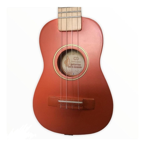 Ukelele Soprano Cg Naranja Con Funda