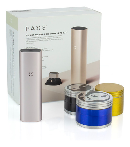 Vaporizador De Hierbas Pax 3 Complete Kit +moledor De Regalo