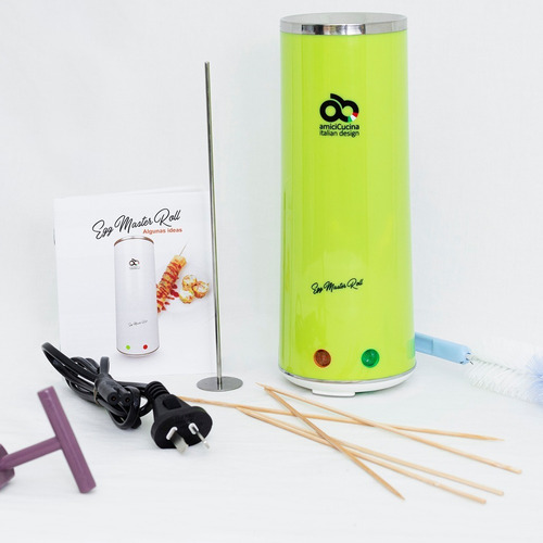 Egg Master Roll Eléctrico Amicicucina 140w Color Rojo (Usado)