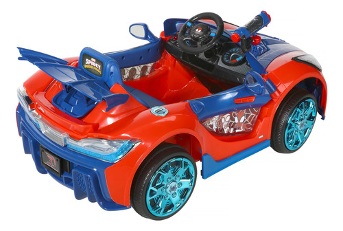 Carrito Montable Spiderman 6v Niños 3 A 6 Años