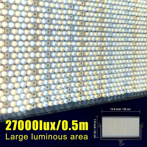 Gvm - Luz De Video Led Rgb De D, Kit De Iluminación De Vid.