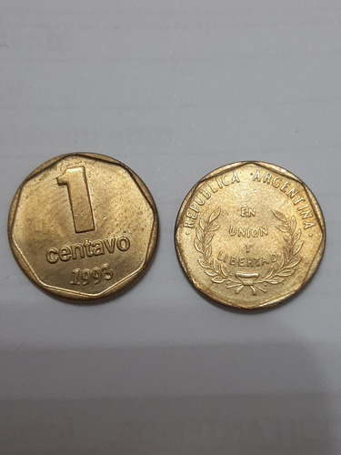 Moneda Argentina 1 Centavo Año 1993