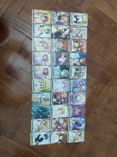 Cartas Mahou Shoujo Lyrical Nanoha Anime Importadas Japonés
