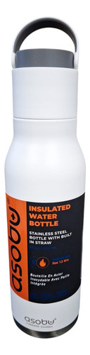Botella Asobu Metro Termica 650 Ml Color Blanco