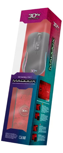 Kit Gamer Mouse + Mouse Pad 3dfx Maddox 3600 Dpi 9091