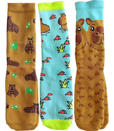 Capibara Calceta Larga (3 Pares) Varios Capibaras Unitalla