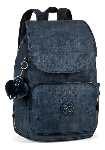 Mochila urbana Kipling Cayenne color azul 16L