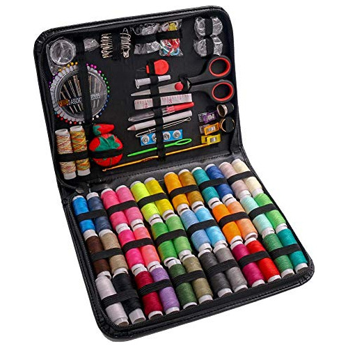 Kit De Máquina De Coser Premium De 183 Piezas, 38 Bobinas De