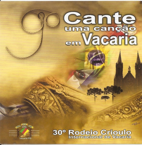 Cd - Festival Cante Uma Canção Em Vacaria - 09ª Edição