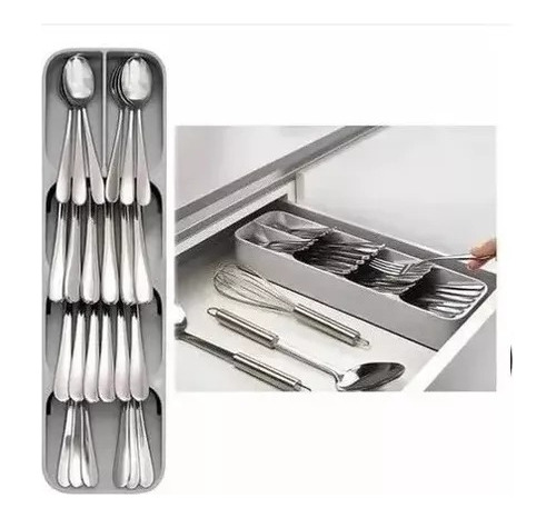 Organizador Cubiertero Porta Cubiertos Plastico Cocina