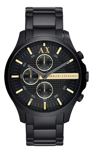 N Reloj Emporio Armani Exchange Ax2164 Hombre Negro Acero