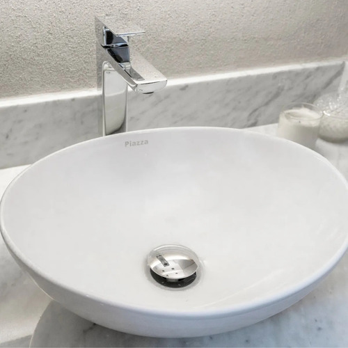 Piazza Bachas A082 - Blanco - Esmaltado - 145 mm - 410 mm