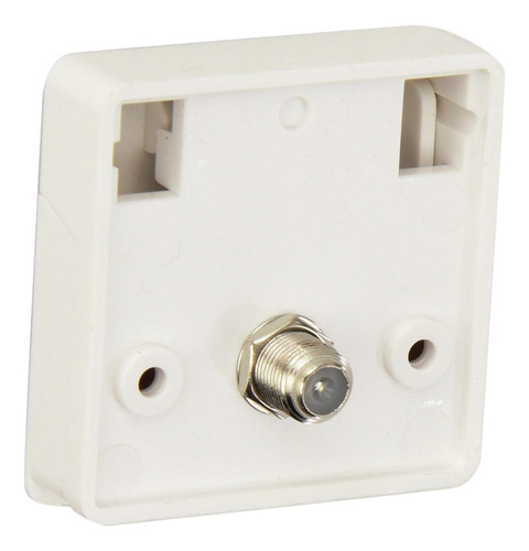T111, Conector De Tv Resistente A La Intemperie, Blanco