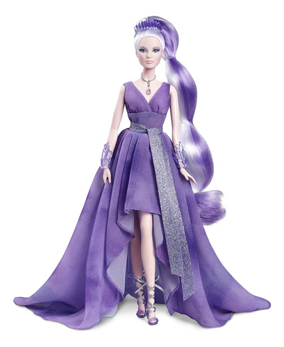 Barbie Colección Fantasía Del Cristal Muñeca Amatista