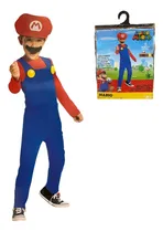 Comprar Disfraz Mario Bross - Mario Kart Nintendo Bigote Original Tallas 4 - 8 Años