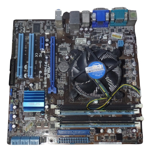 Kit Placa Mãe Asus P7h55-m Br + Proc. Core I3-540 E 4gb Ddr3