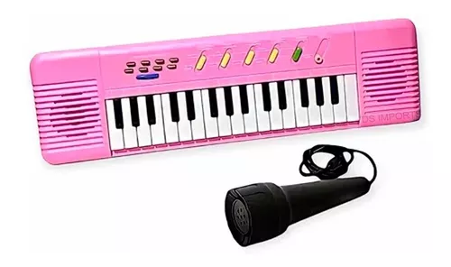 Betel Som - Teclado Musical Infantil Profissional com Microfone. Este  teclado é ideal para aprender a tocar, embora seja considerado brinquedo,  pode ser usado por qualquer pessoa sem limite de idade, pois