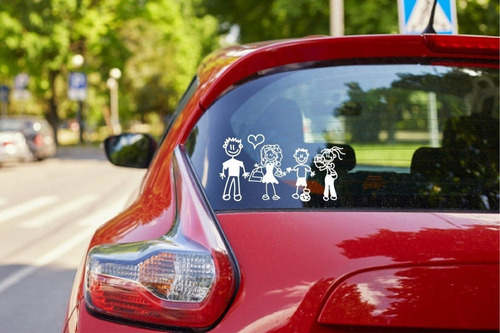 Calcomanias Familia Sticker En Vinil Para Carros