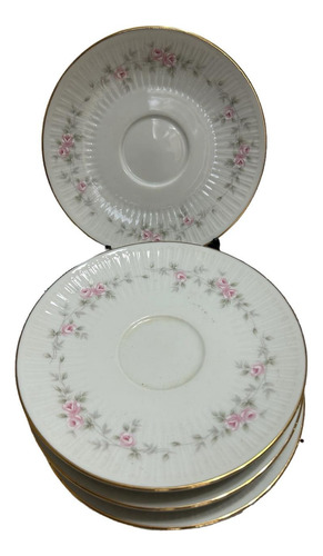 Plato Postre Porcelana Vintage Pack Antiguo