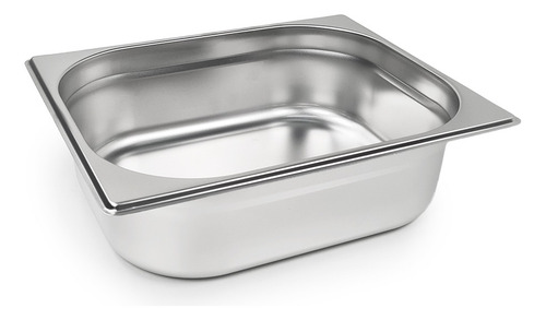 Gastronorm Bandeja Gn Acero Inoxidable 1/2 100mm Premium Color Plateado