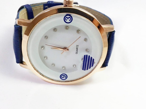 Relógio Feminino Estilo Coração Com Strass Pulseira Colorida