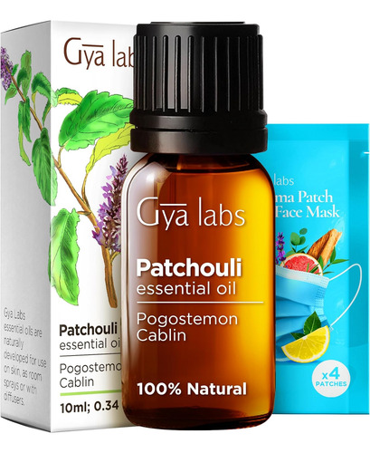 Juego De Aceites Esenciales - Pachulí Y Cedro 2 X 0.34 Oz