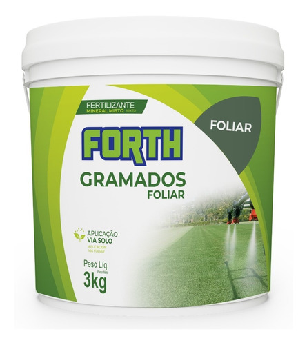 Adubo - Fertilizante Forth Maxgreen Foliar Gramado - 3kg