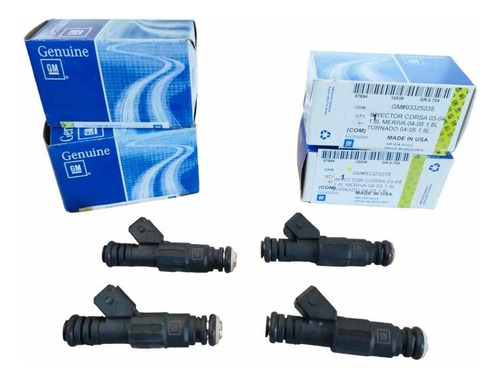 4 × Inyector De Combustible Para Chevrolet Corsa 2003-2005