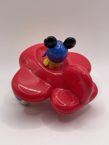 Avioncito Con Llantas De Mickey Mouse Figura Original Disney (Usado)