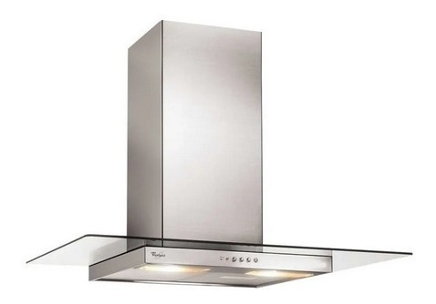 Extractor Whirlpool Cocina Wai93ar Acero Y Vidrio De Pared