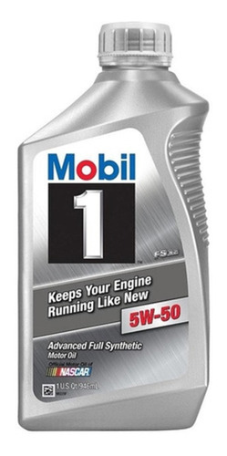 Aceite De Motor Mobil 0.95 Litros 5w50 Sintetico Mobil 1 Fs 