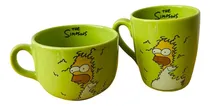 Comprar Taza Tazón Pack 2 Homero Arbusto\u002Flos Simpsons Cerámica Combo