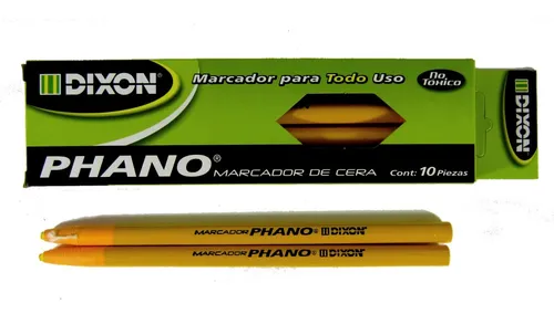 Marcador De Cera - Dixon Phano - Amarillo - X1 Unidad. Amarillo