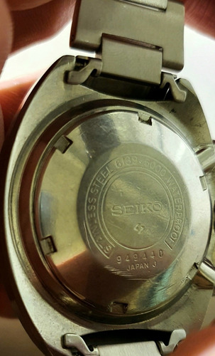 Relogio Seiko 6139-6000 Jdm Notched Case De 1969 Muito Raro