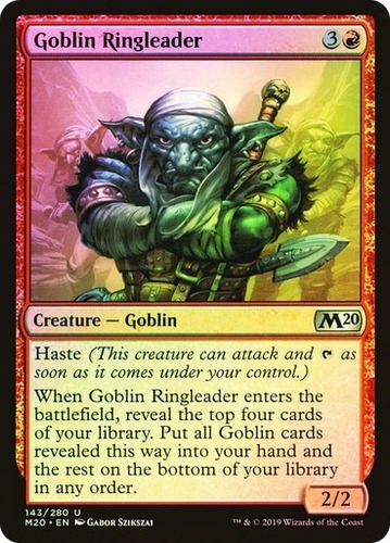 Magic Goblin Ringleader Core Set 2020 (foil)