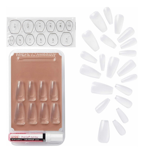 Kiss Uñas De Acrílico Naturales Tipo Salón, Largas Ultraflex