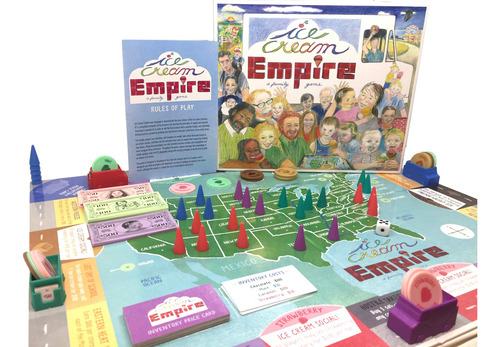 Juego De Mesa Ice Cream Empire | Divertido Juego Empresaria.