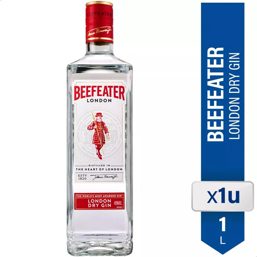 Beefeater London Dry Gin 1 Litro Botella Bebidas 01almacen 