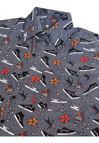 Camisa All Diablo Estilo Vans, Skate, Punk Rock