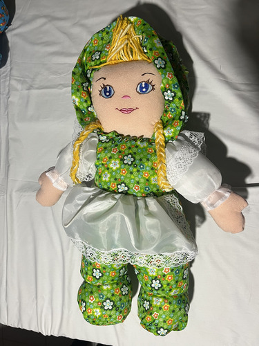Muñeca De Trapo Grande Excelente Calidad 65cm