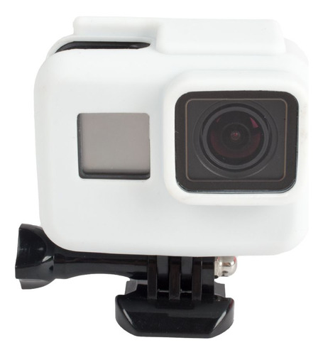 Capa Protetora Silicone Câmeras Gopro Hero 5-7 Black -branca