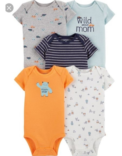 Set De Bodys Carters Originales Varon Nueva Colección