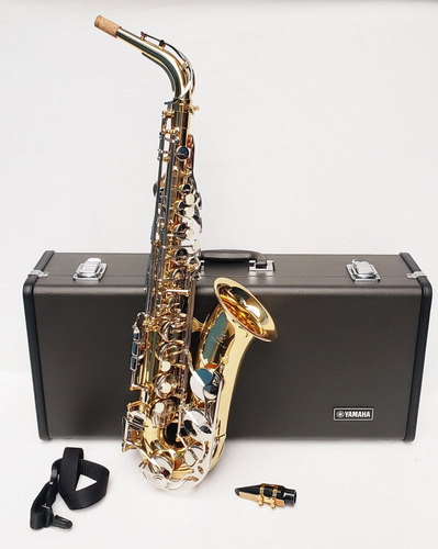 Saxofon Alto Yamaha Yas 26 Dorado En Estuche