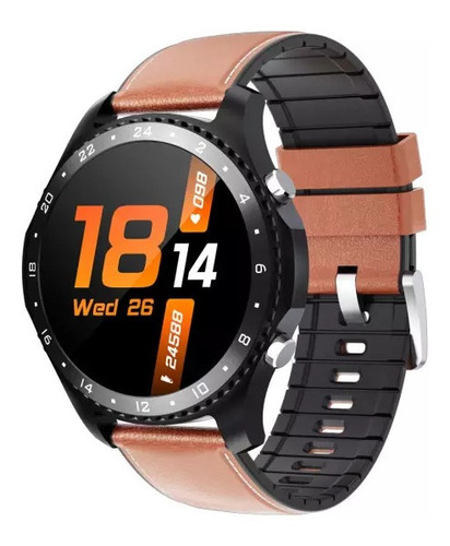 Imagen 1 de 2 de Reloj Inteligente Deportivo Smartwatch Bluetooth Redondo