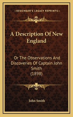 Libro A Description Of New England: Or The Observations A...